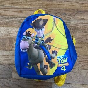 Toy Story 4 Kids Backpack - Blue and Yellow